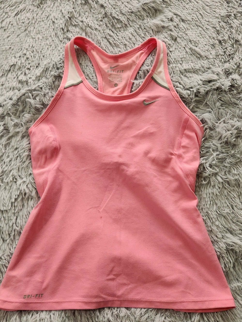 Nike Pink Dri-Fit Racerback Tank Top
